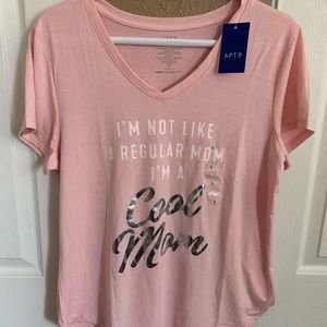Pink Cool mom T-shirt